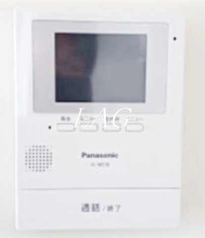 セキュリティ　モニター付インターホンです。