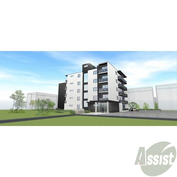 建物外観　外観予想パース　札幌市中央区「Ｌｅｉａｌｉｉ５１１」