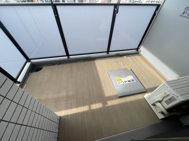 バルコニー　広々としたバルコニーです