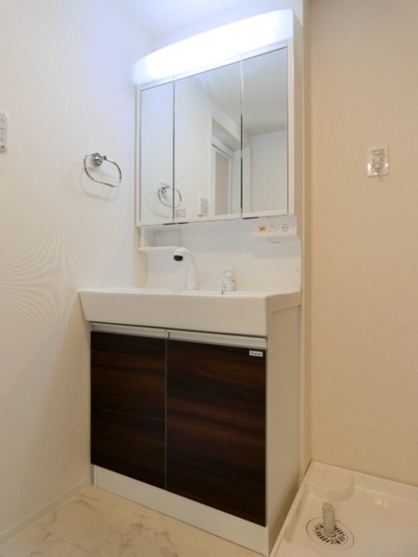 洗面設備　図面と現状に相違がある場合には現状を優先