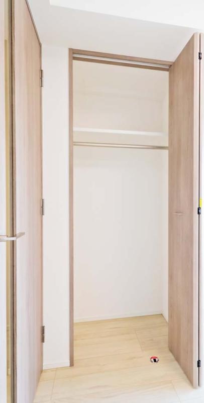 収納　たっぷりとした収納スペースです