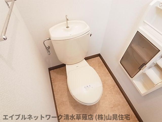 トイレ　ゆったりとした空間のトイレです