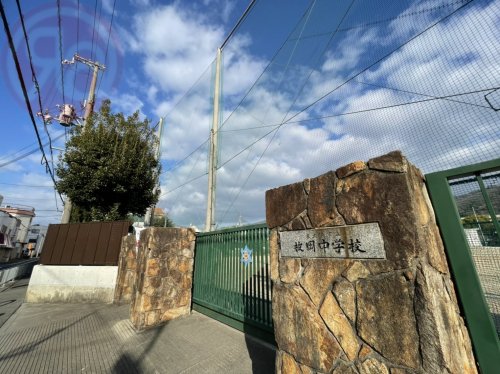 中学校　東大阪市立枚岡中学校（中学校）まで105m