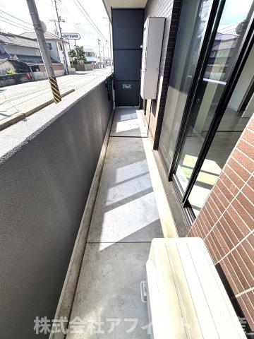 バルコニー　南西向き