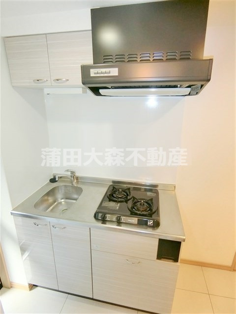 キッチン　2口ガスシステムキッチン