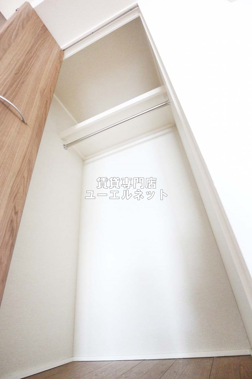 収納　クローゼット付きでお部屋もスッキリ♪