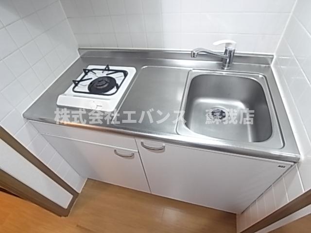 キッチン　一口コンロ付キッチンです