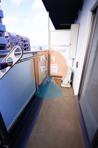 バルコニー　ネット無料。バルコニーです。