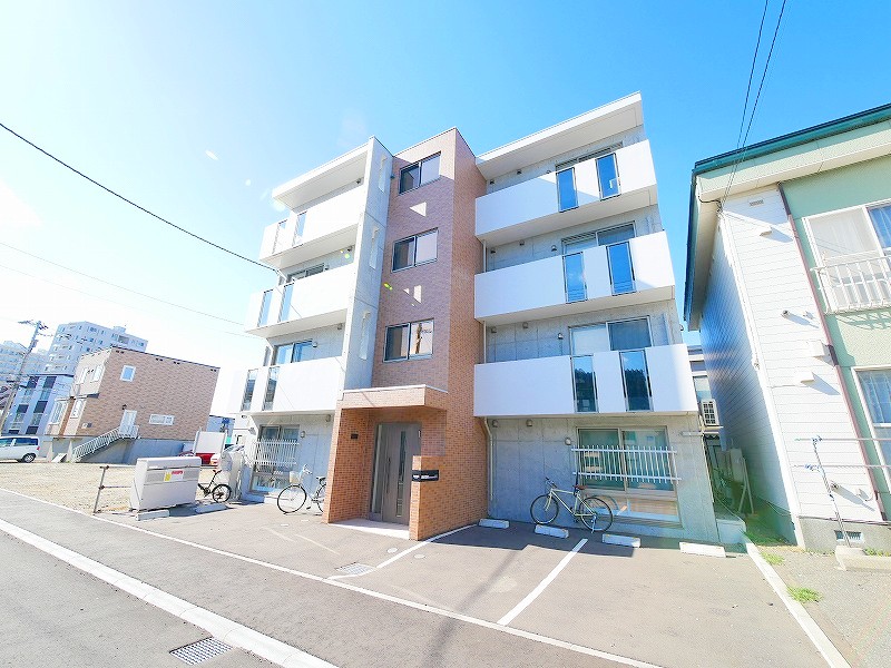 建物外観　エアコン付き、ネット無料！人気のデザイナーズマンション♪