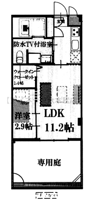 地下鉄七隈線 七隈駅 徒歩21分 3階建 築8年の間取り写真