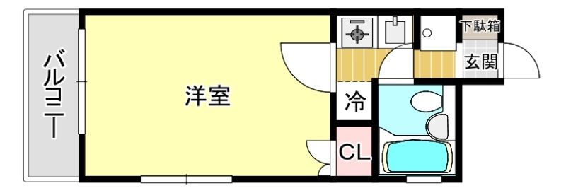 ダイアパレス博多駅南の間取り写真