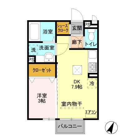 ボンヌ ジュルネの間取り写真
