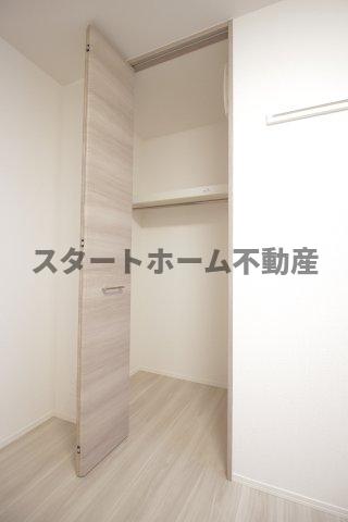 収納　大きなスペースがあり、収納には困りません