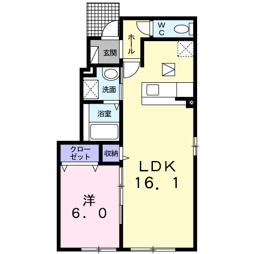 アプフェルの間取り