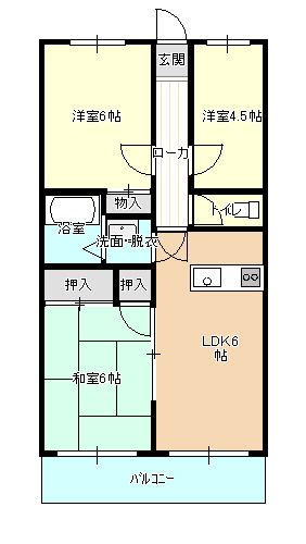 SKY新庄の間取り