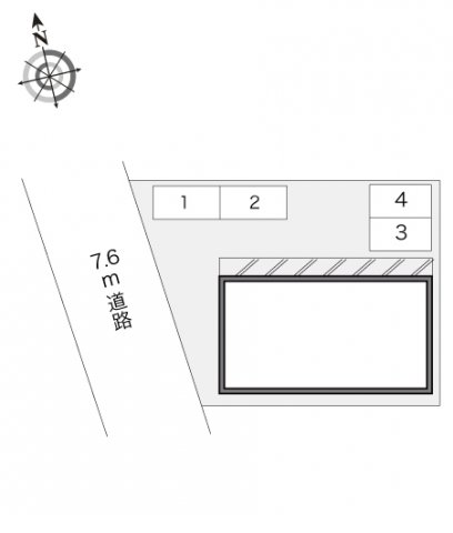 レオパレスみかわの駐車場