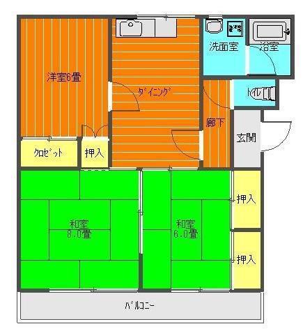 ドルミーＫＡＷＡＳＡＫＩの間取り