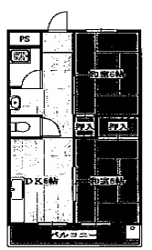 明石市西明石北町のマンションの間取り