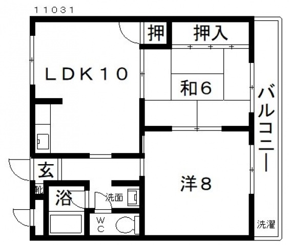 アイディル島泉の間取り