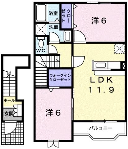 アルカンシエルの間取り