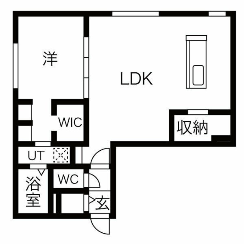 R-fino札幌桑園の間取り