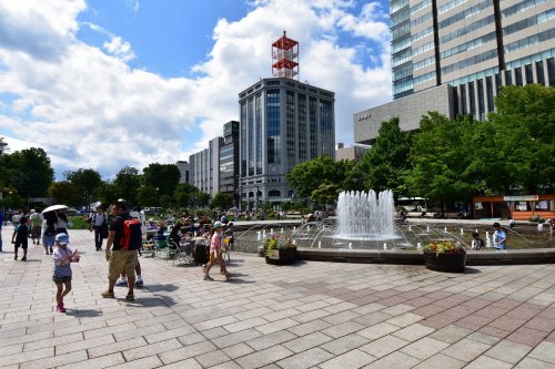 【アンソレイエ　ヴィ　メゾンの公園】