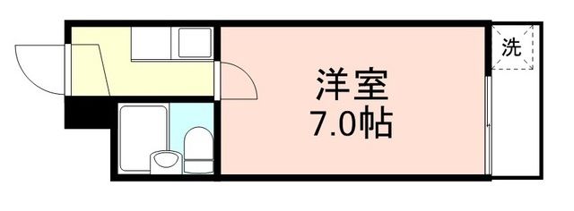 和歌山市黒田のマンションの間取り