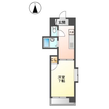 リバーシティ楠の間取り