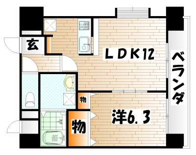 グラーツィア畠中の間取り