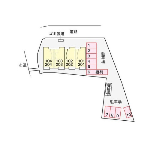 【フィオーレ　櫻の駐車場】