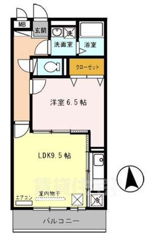 セジュール神領の間取り