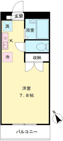 笠原北野マンションの間取り