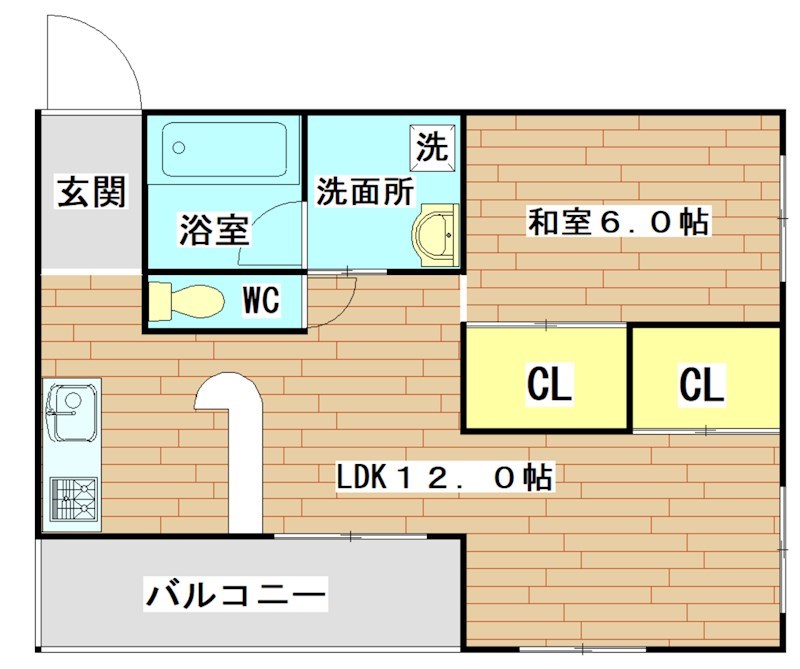 Ｒ高槻の間取り