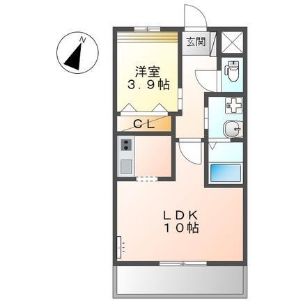 リアン　オキダイの間取り