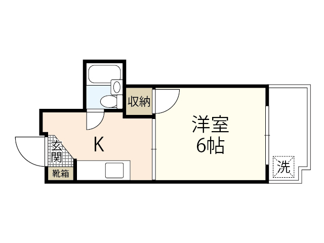 【広島市西区中広町のマンションの間取り】