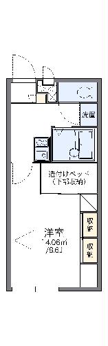 レオパレス恵比須の間取り