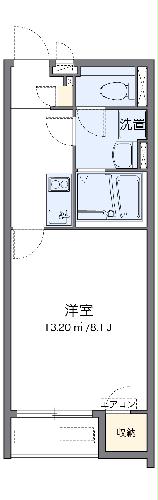 クレイノＷａｖｅＩｍｐａｃｔIIIの間取り