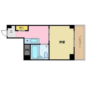 和歌山市新中通のマンションの間取り