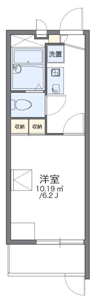 堺市堺区向陵西町のマンションの間取り