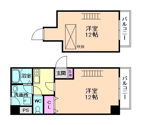 サンシャイン西梅田の間取り