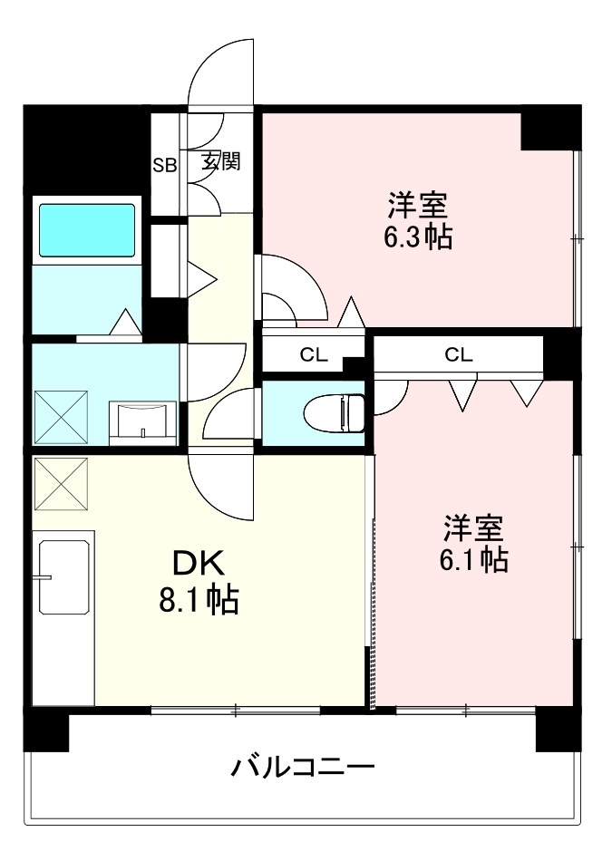 ストリーム南風の間取り