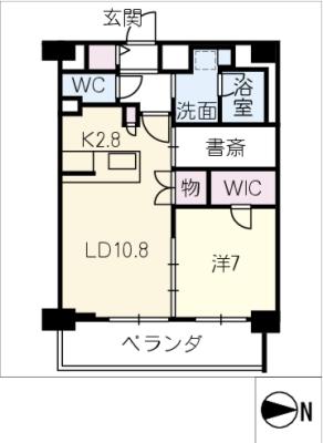 Ｌ＆Ｃレジデンス鶴舞公園の間取り