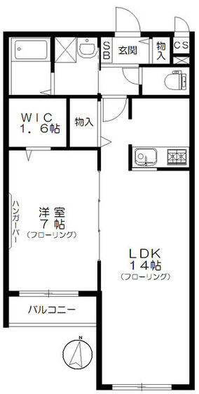 メゾンクリスタル弐番館の間取り