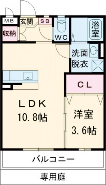 天草市佐伊津町のマンションの間取り