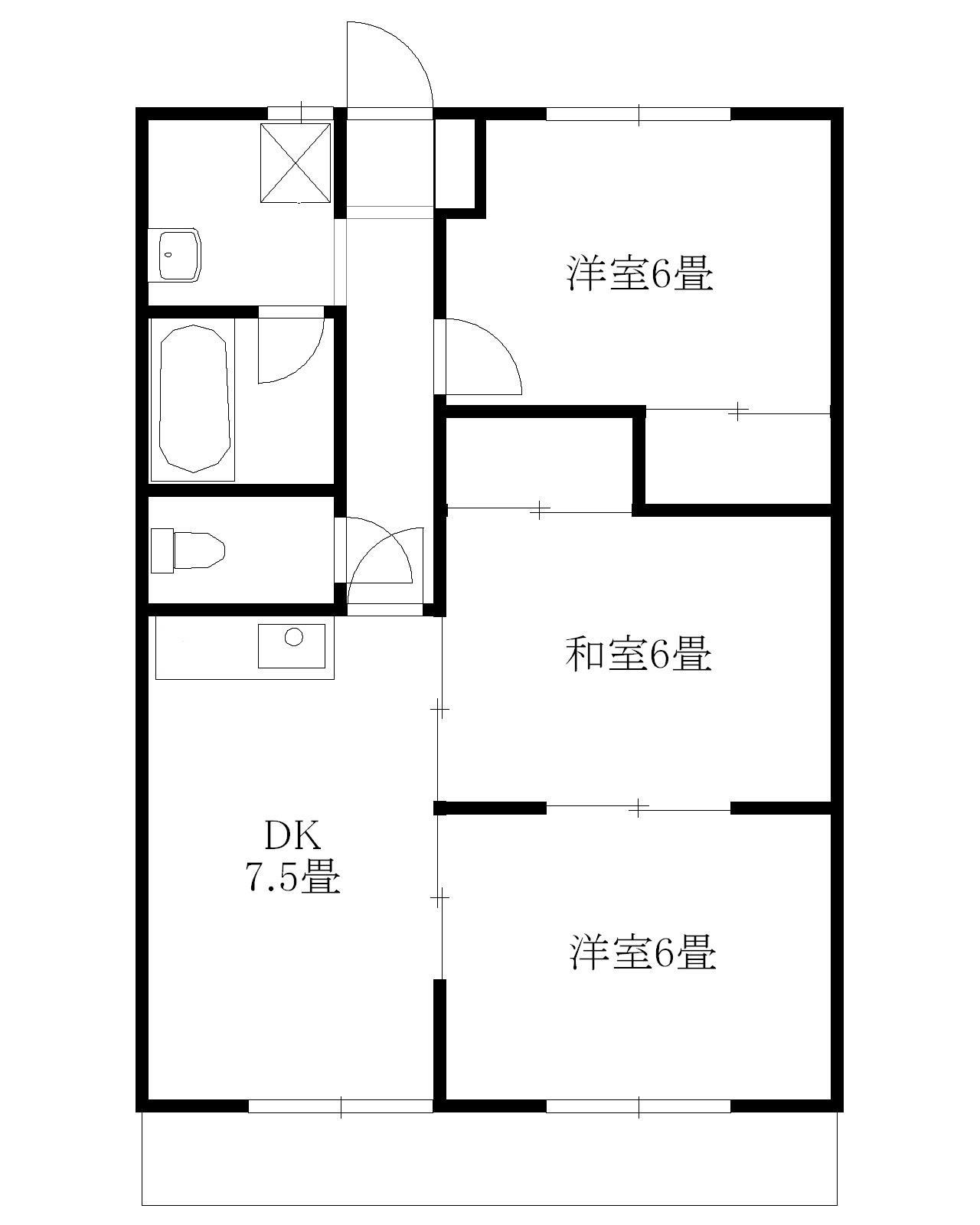 ベラフォレスタの間取り