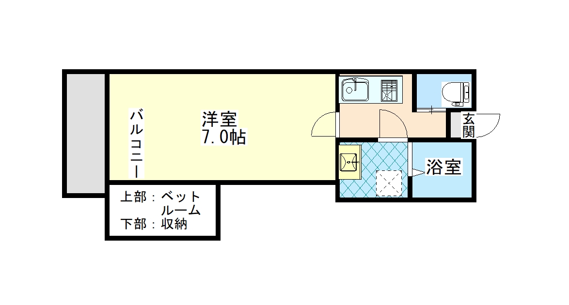 エクレール二軒茶屋の間取り