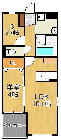 ブレイクスルー行橋の間取り