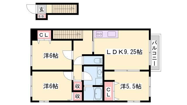 コンフォート大島Iの間取り