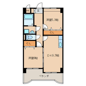 アテッサ南小倉の間取り