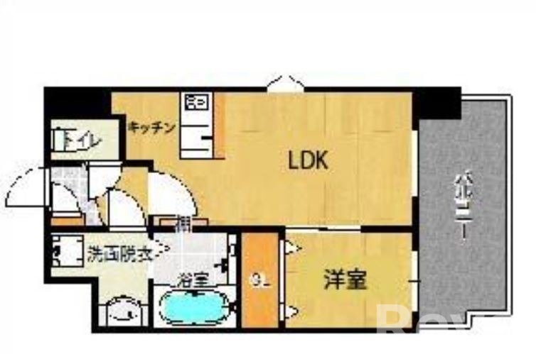 福岡市東区二又瀬新町のマンションの間取り